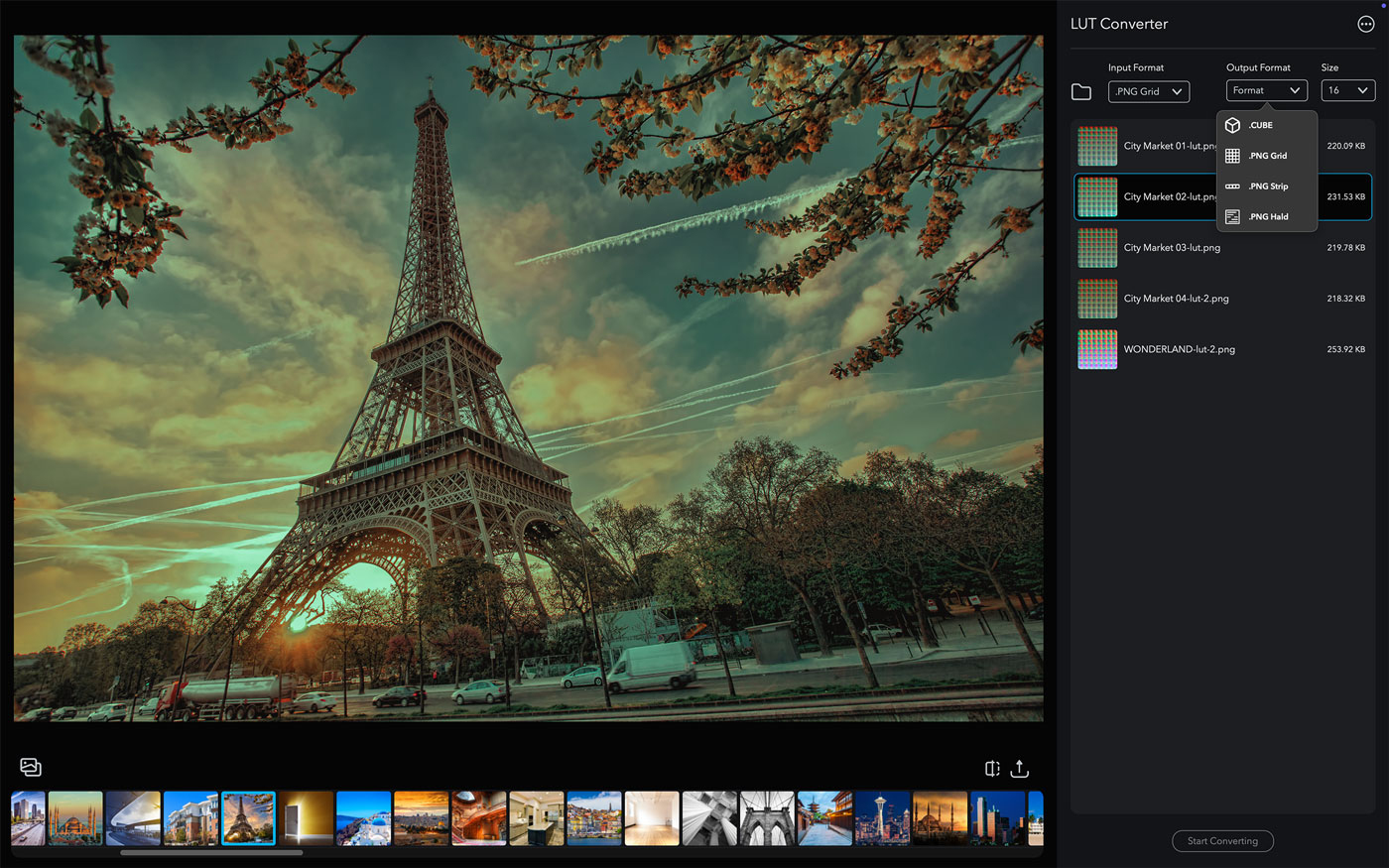 LUT Converter Screenshot
