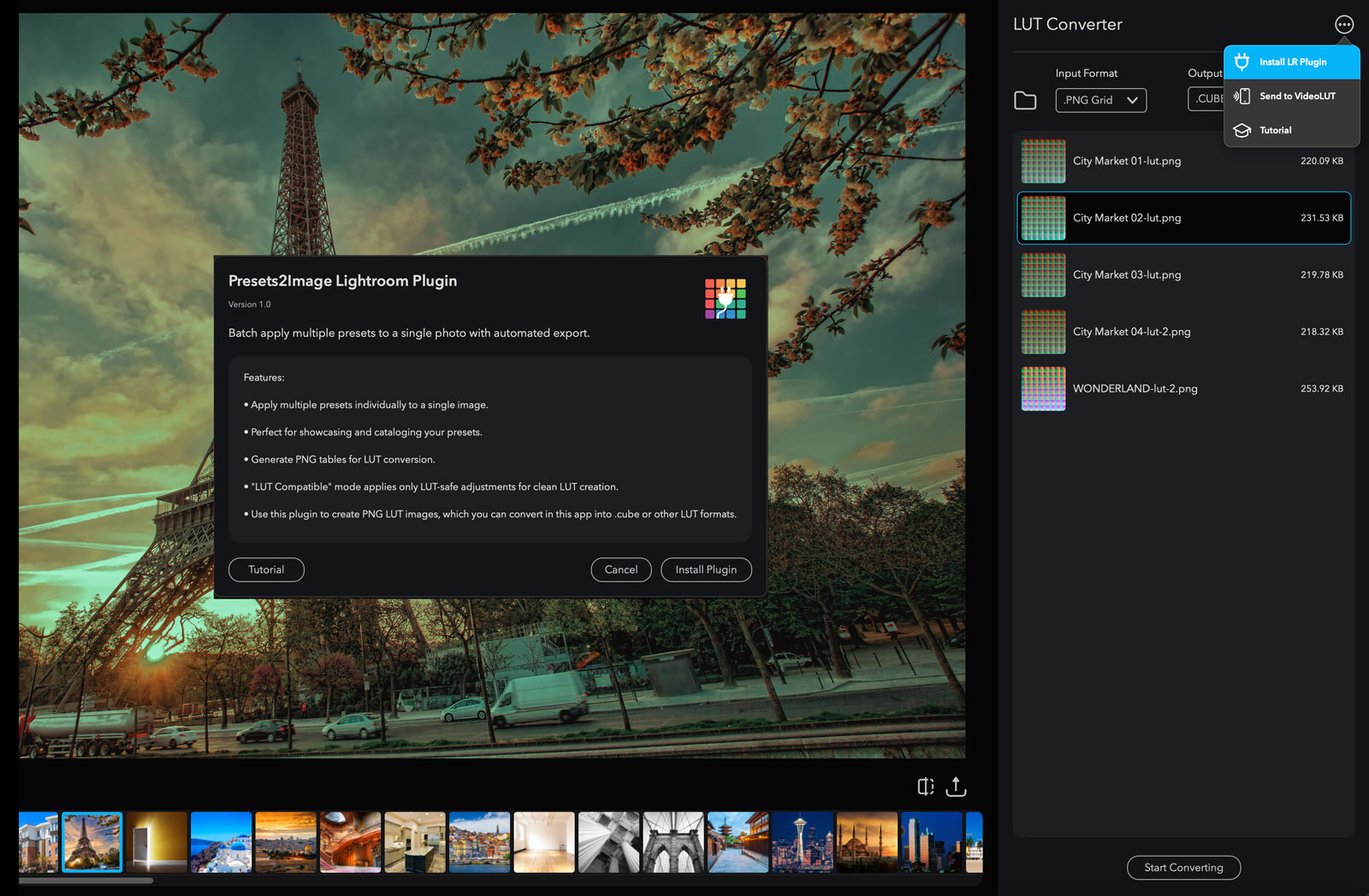 Install from LUT Converter